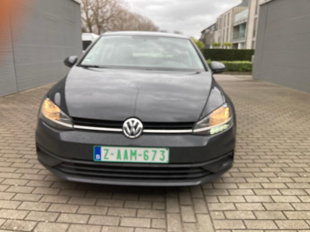 Vw Golf 7 1.0 Tsi  bj 2018  123000 km, Auto's, Voorwielaandrijving, Euro 5, Stof, Zwart