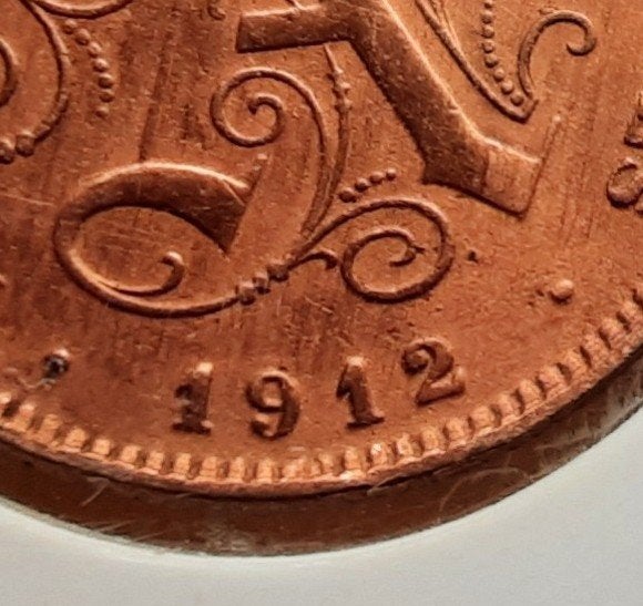 Belgique — 2 cents — 1912-Fr. (Référence 128)., Timbres & Monnaies, Enlèvement ou Envoi, Métal, Monnaie en vrac