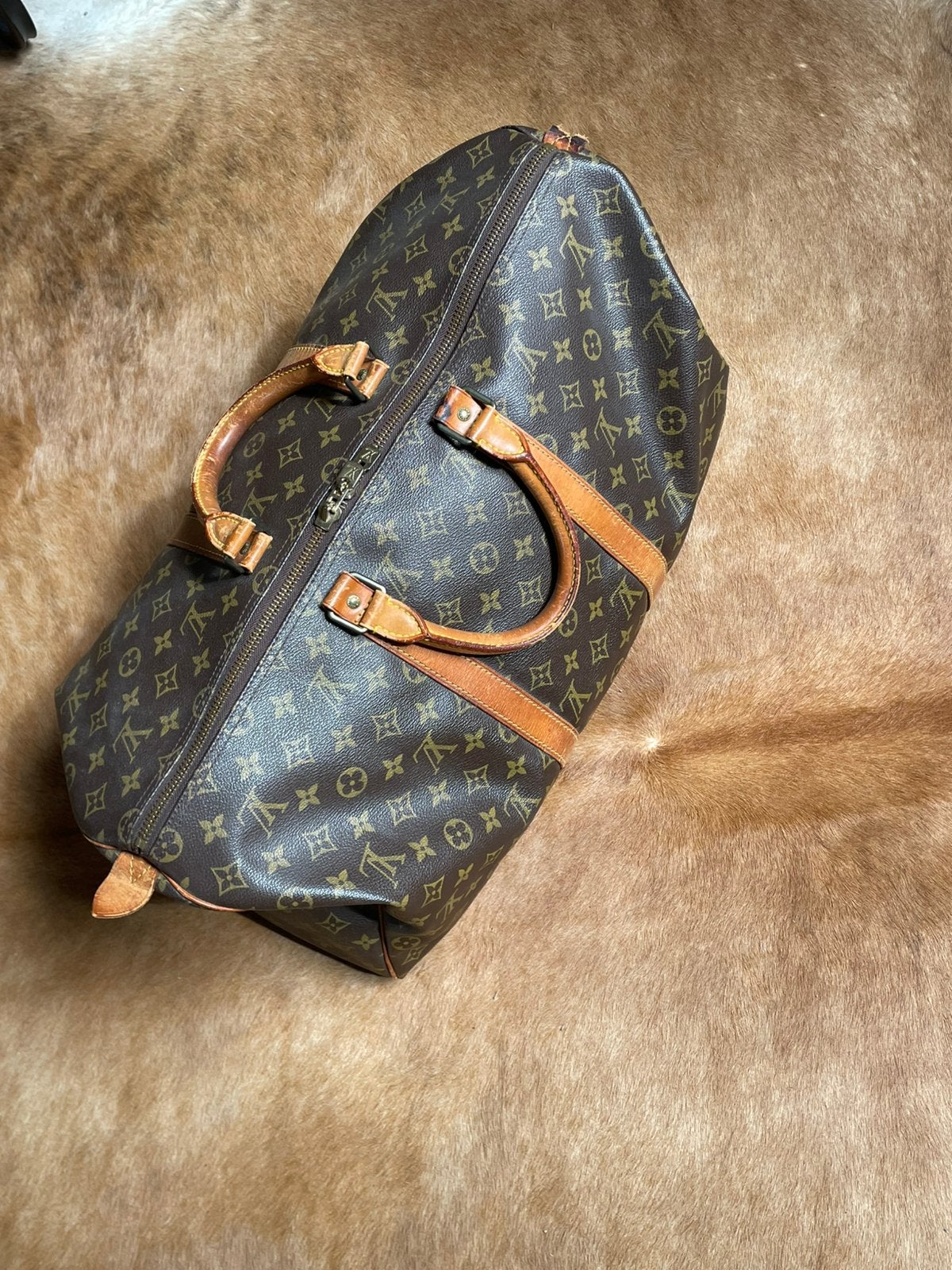 Louis Vouitton Keepall 50, Ophalen, Gebruikt, Bruin, Overige typen