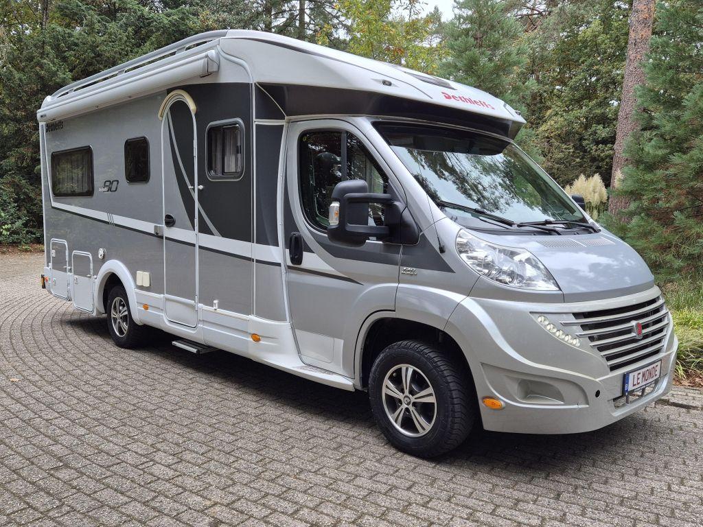 Dethleffs Eighty T 6700 Fransbed EP level TV leer, Caravans en Kamperen, Mobilhomes, Bedrijf, Dethleffs, Half-integraal