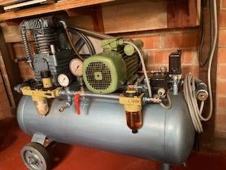 compressor, Ophalen, Gebruikt, 10 bar of meer, Minder dan 200 liter/min
