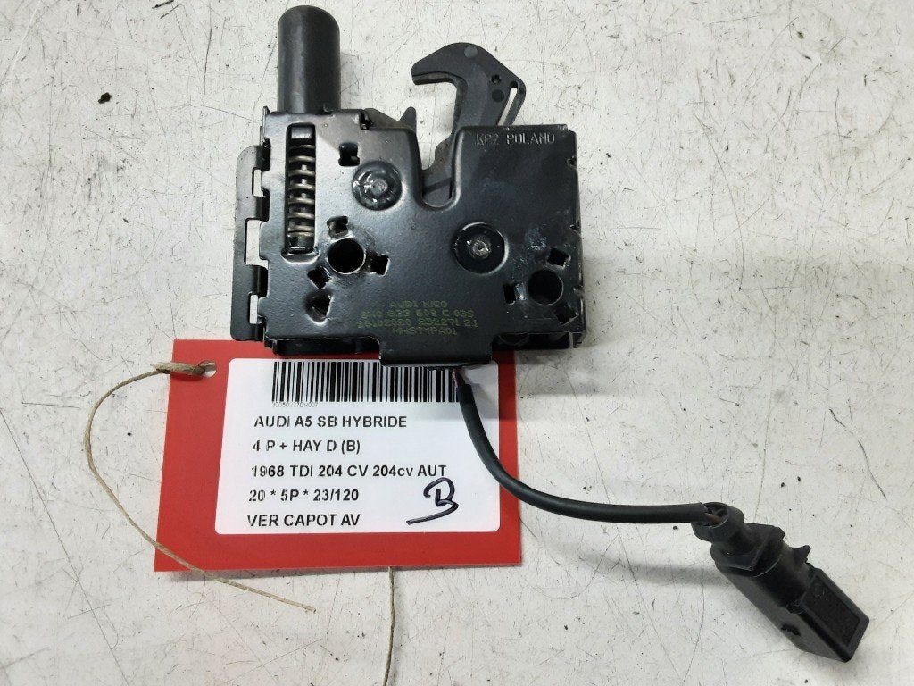 SERRURE CAPOT Audi A5 Sportback (F5A / F5F) (8W0823509C), Mevr. I. Hauben, Audi, Utilisé, Rue de l'Espoir 34 34
4030  GRIVEGNÉE, BE