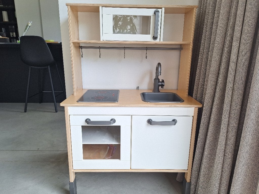 Keukentje + accessoires, Ophalen, Zo goed als nieuw, Hout, Speelkeuken