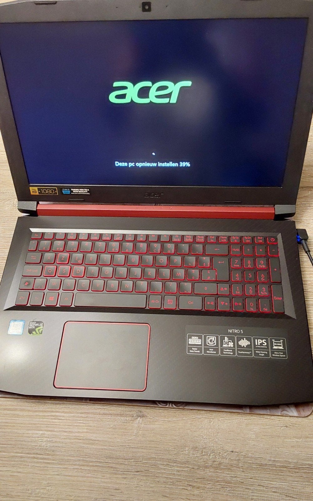 ACER NITRO 5 GAMING LAPTOP, Computers en Software, Ophalen, Gebruikt, 15 inch, Acer Nitro