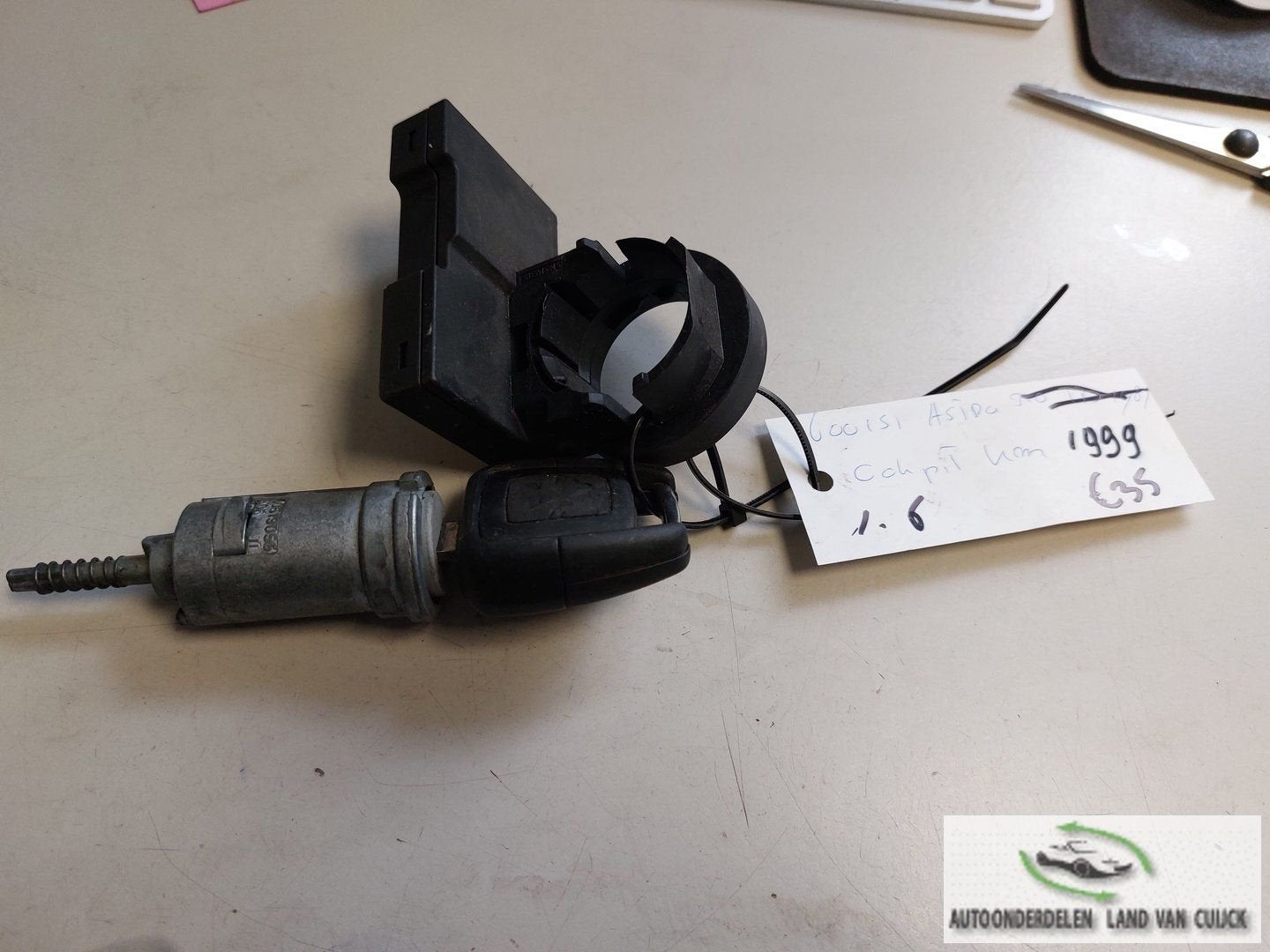 Opel Astra contactslot met sleutel en sleepring '99, Autos : Pièces & Accessoires, -, Utilisé, -, -