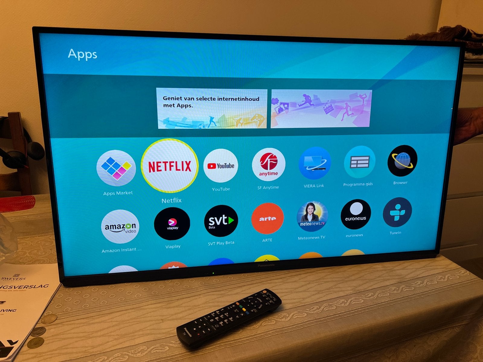 TV - Led smart Tv, Audio, Tv en Foto, Televisies, Ophalen, LED, Panasonic, Zo goed als nieuw