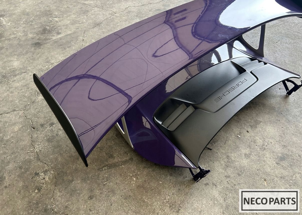 PORSCHE 991 911 CARERRA GT3RS GT3 RS CARBON ACHTERKLEP SPOIL, Arrière, -, Porsche, Haillon arrière