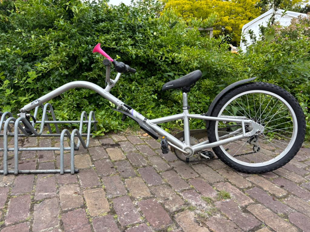 aanhang fiets 20 inch, Fietsen en Brommers, Ophalen, Gebruikt, Aanhangfiets