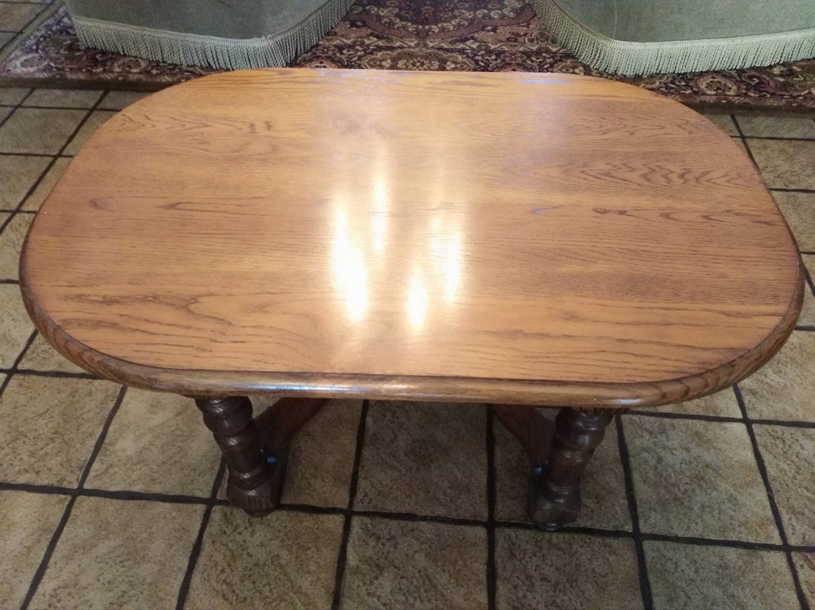 Eiken salontafel bijzettafel Oudenaarde, Huis en Inrichting, Ophalen