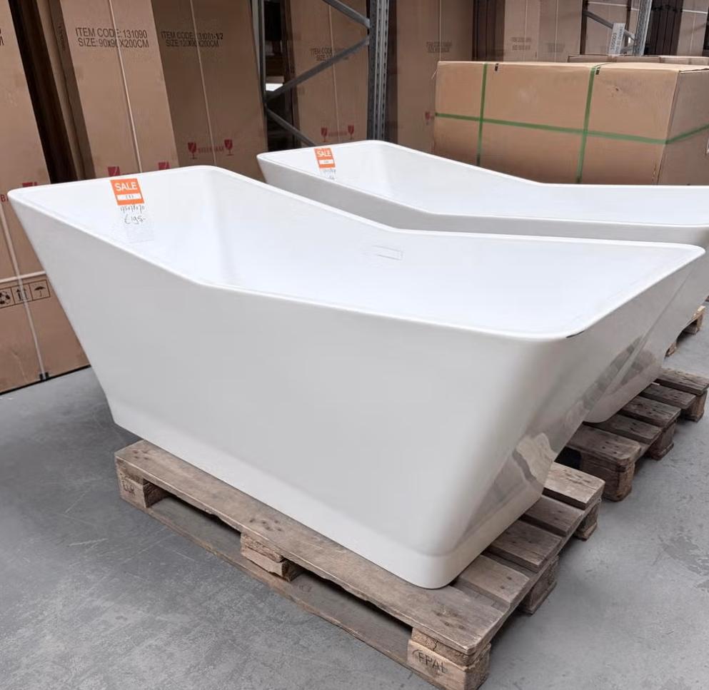 Gratis ligbad glans wit 175x78x70 nr286, Ophalen, Nieuw, Wit