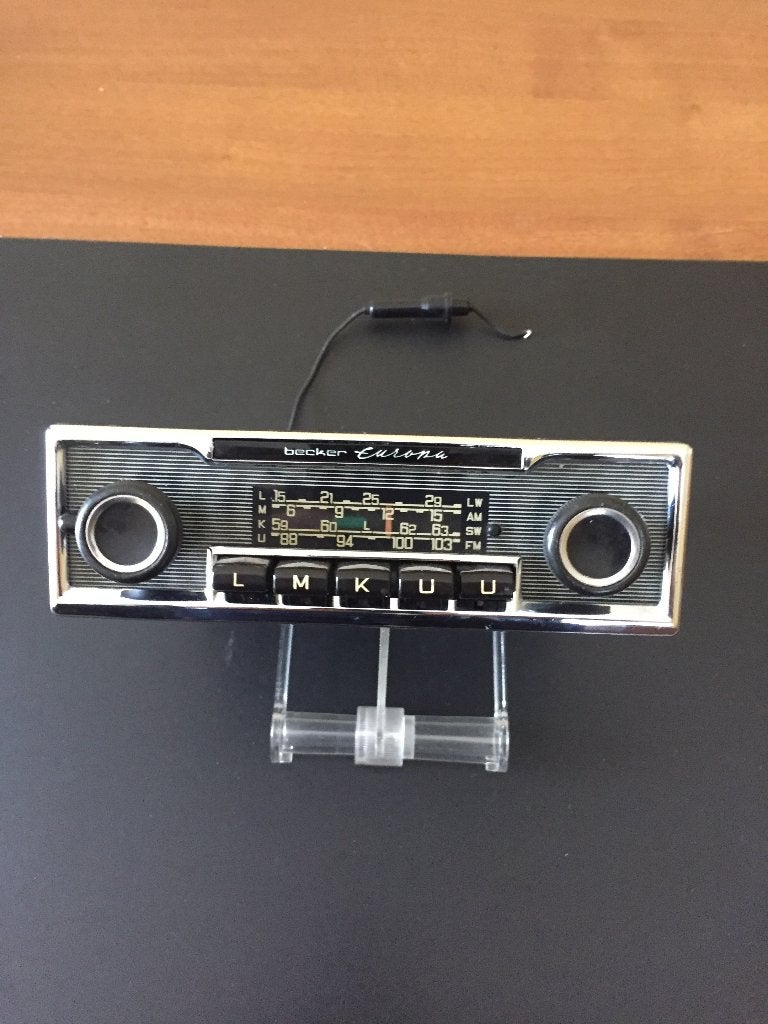 autoradio BECKER  EUROPA   - Nagezien, Autos : Divers, Enlèvement ou Envoi, Utilisé