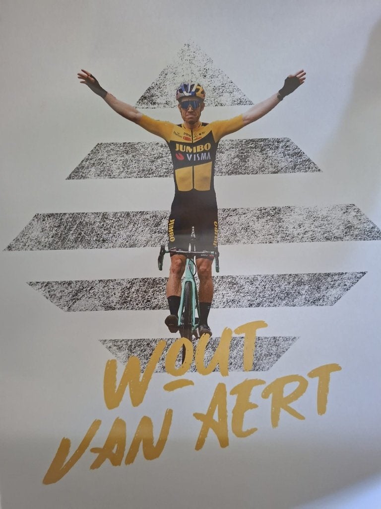 Poster Wout Van Aert, Ophalen, Zo goed als nieuw