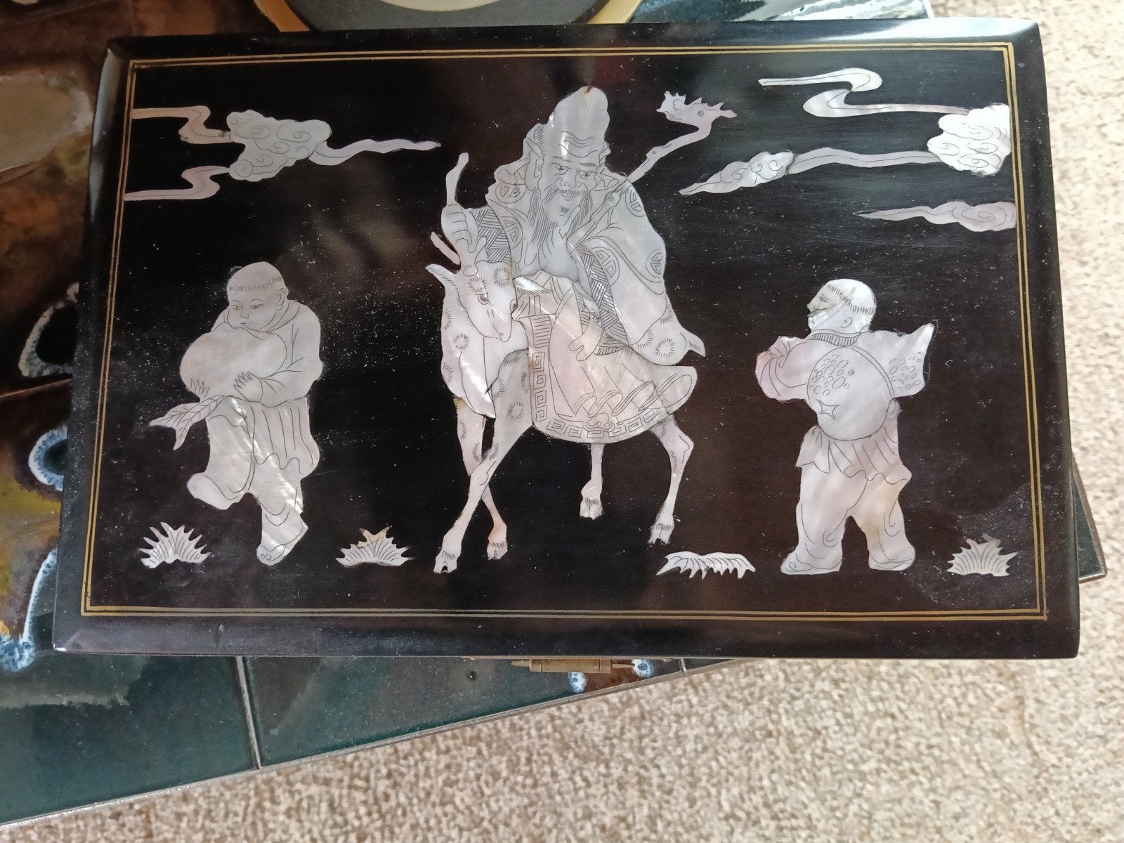 boîte à bijoux, Antiquités & Art, Enlèvement ou Envoi, Bois