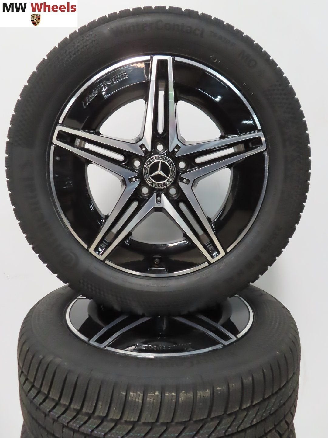 Mercedes EQA en EQB 18 inch AMG velgen winterbanden nieuw, Autos : Pièces & Accessoires, Pneus & Jantes, Neuf, Pneus et Jantes