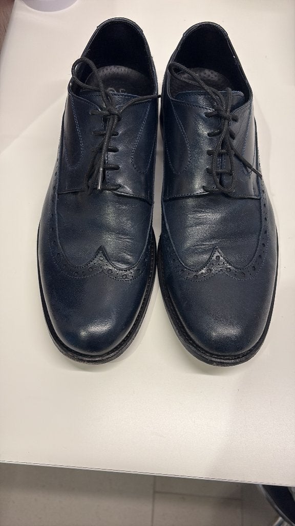 Heren leren  schoenen maat 42, Zo goed als nieuw, Azzurra, Veterschoenen, Verzenden