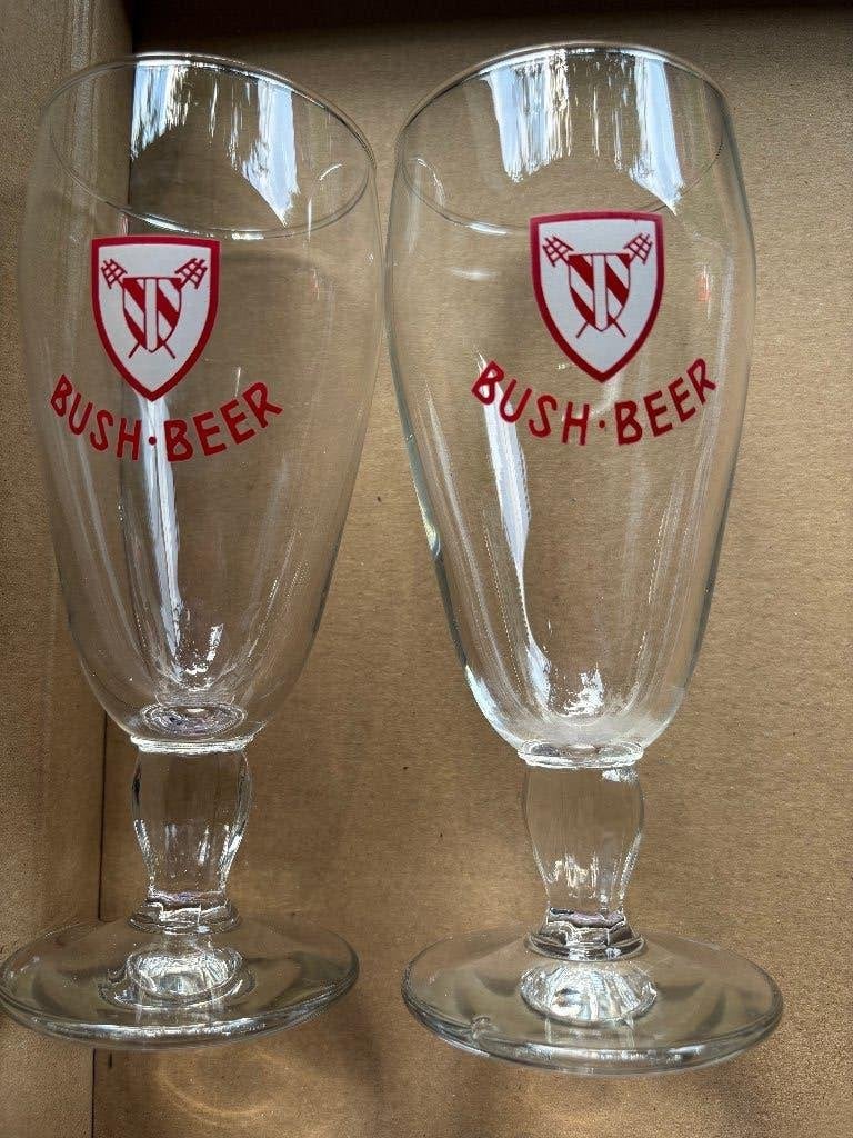 Bush Beer, Ophalen of Verzenden, Gebruikt, Glas of Glazen, Overige merken