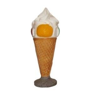 ijs afvalbak polyester 140 cm - schepijs afvalbak ijshoorn, Verzamelen, Merken en Reclamevoorwerpen, Ophalen, Nieuw