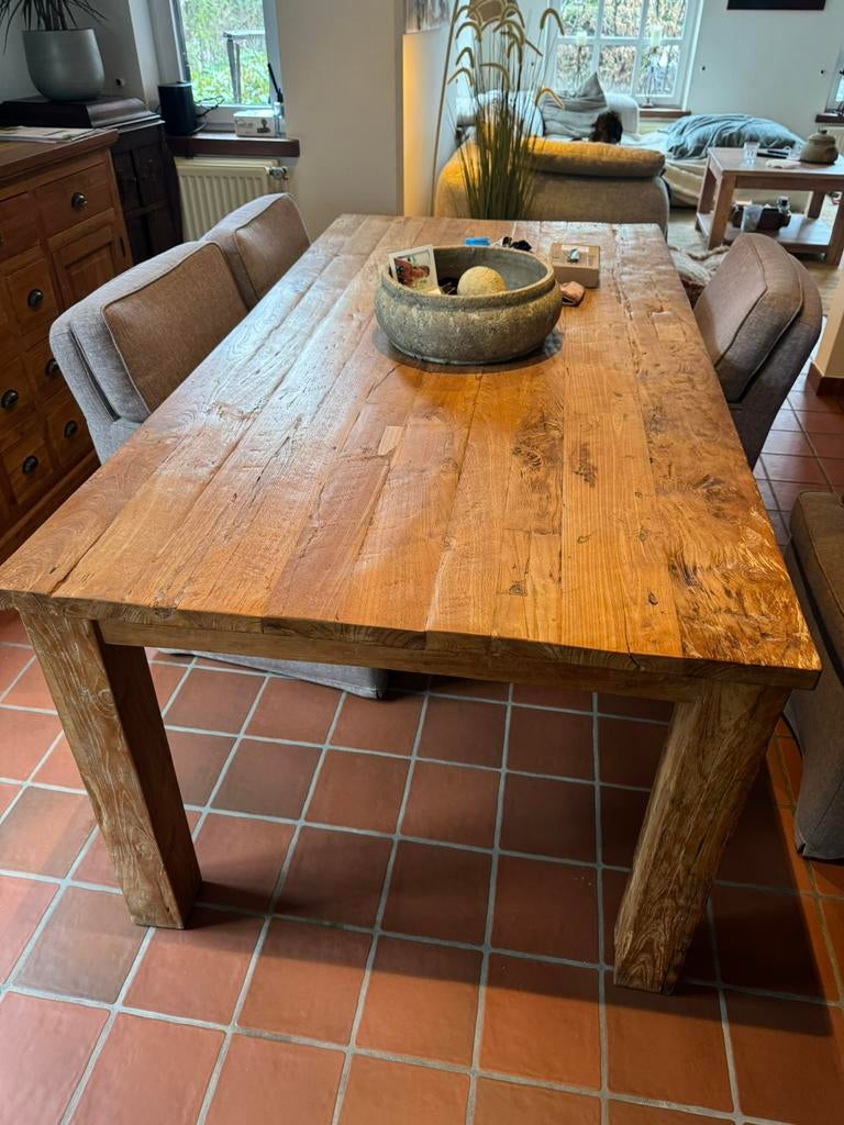 Teak tafel, Ophalen, Zo goed als nieuw