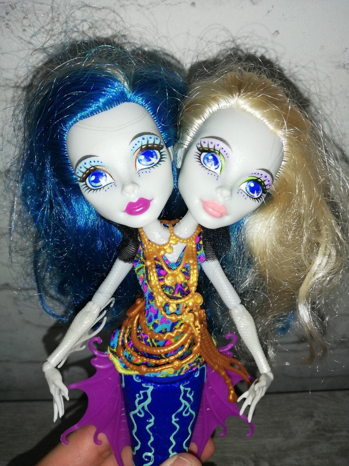 Authentique poupée Monster High "Peri et Pearl Serpentine, Collections, Enlèvement, Poupée