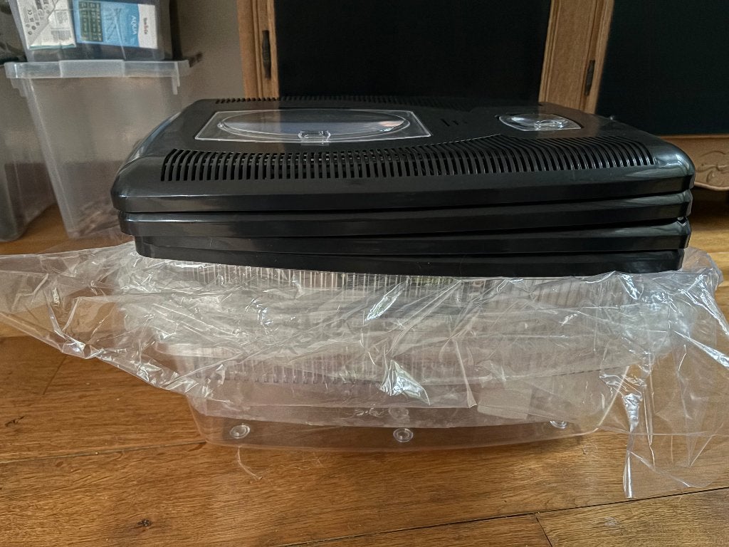 Terrarium en plastique KOMODO + tapis chauffant HABISTAT., Animaux & Accessoires, Reptiles & Amphibiens | Accessoires, Enlèvement