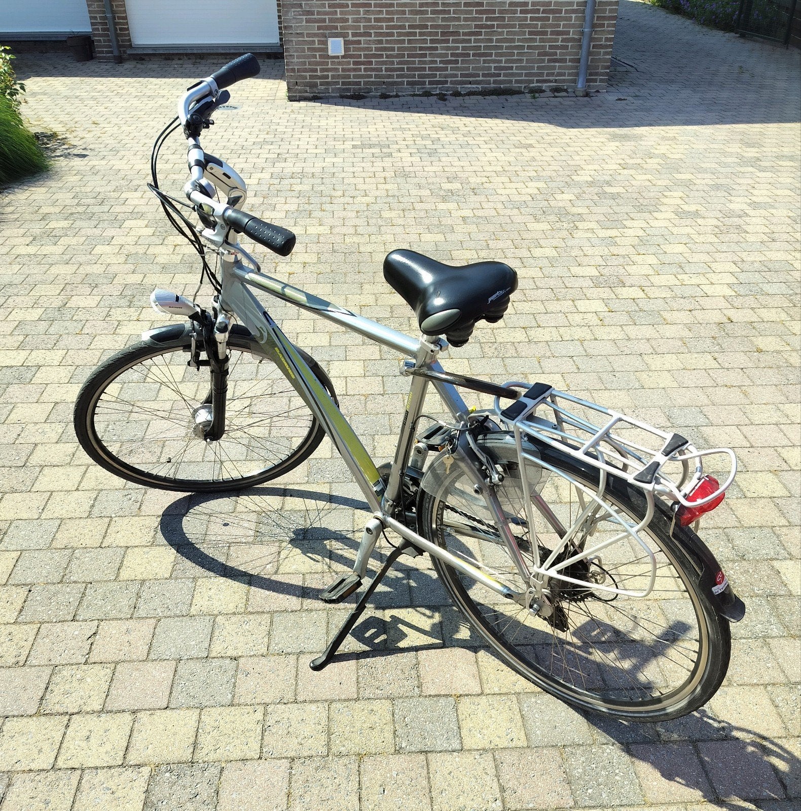 Batavus stadsfiets heren. 7 versnellingen voor, 3 achteraan., Ophalen, Gebruikt, Velgrem, Versnellingen