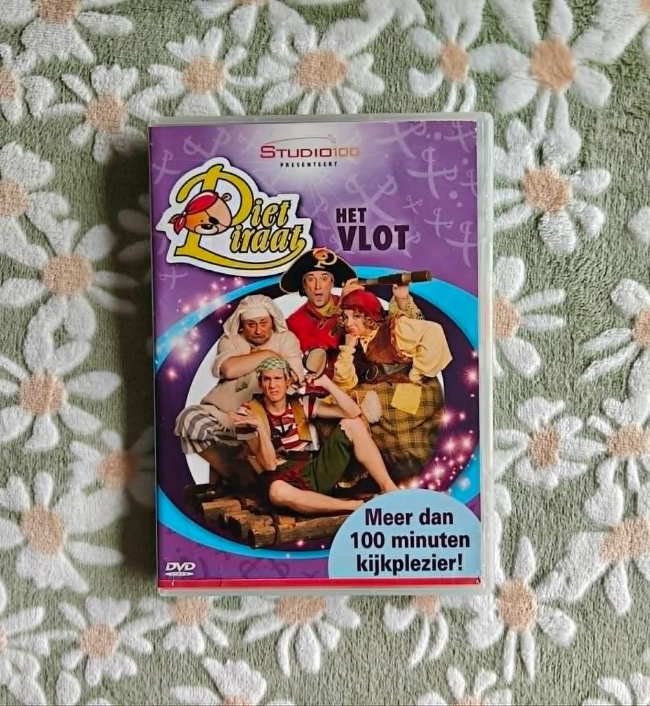 DVD - Piet Piraat - Het vlot - Studio 100 - €1,25, CD & DVD, DVD | Enfants & Jeunesse, Utilisé, TV non fictionnelle, Tous les âges