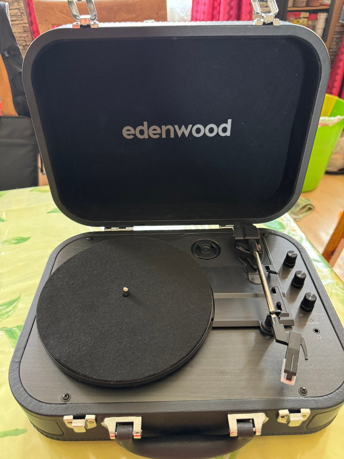 Platine vinyle Edenwood 3 vitesses (33 / 45 / 78 tours), Audio, Tv en Foto, Platenspelers, Ophalen, Zo goed als nieuw, Platenspeler
