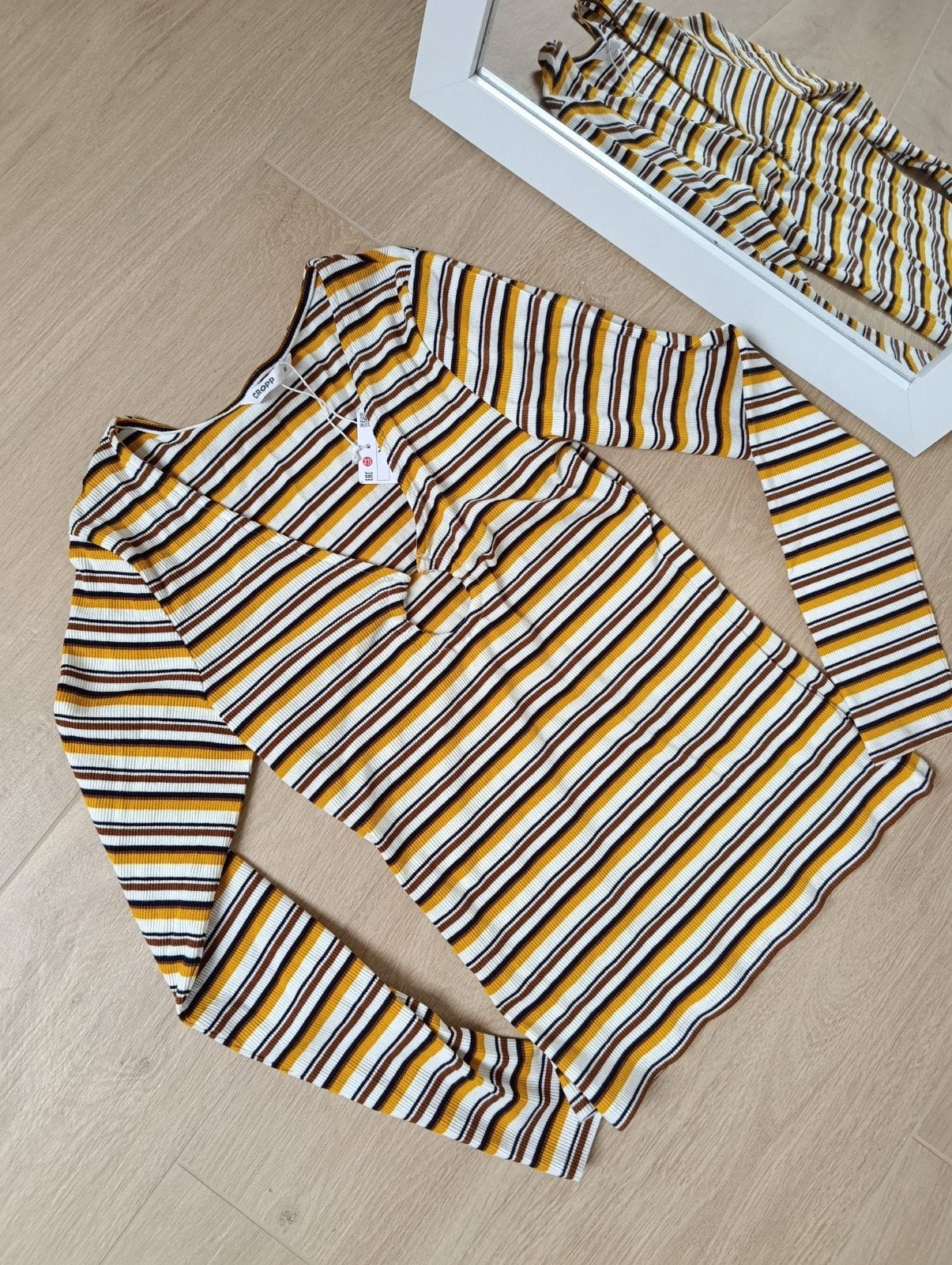 CROPP gestreept T-shirt maat XL small, Kleding | Dames, Homewear, Ophalen of Verzenden