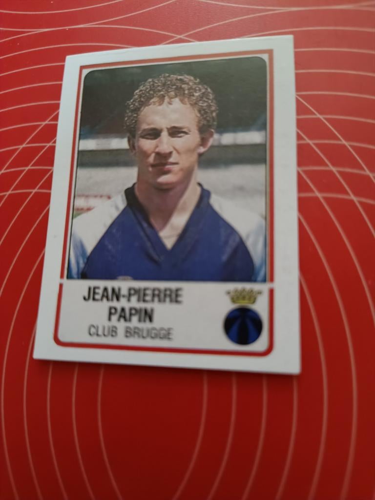 Sticker Jean-Pierre Papin Club Brugge 2019/20, Verzamelen, Ophalen of Verzenden