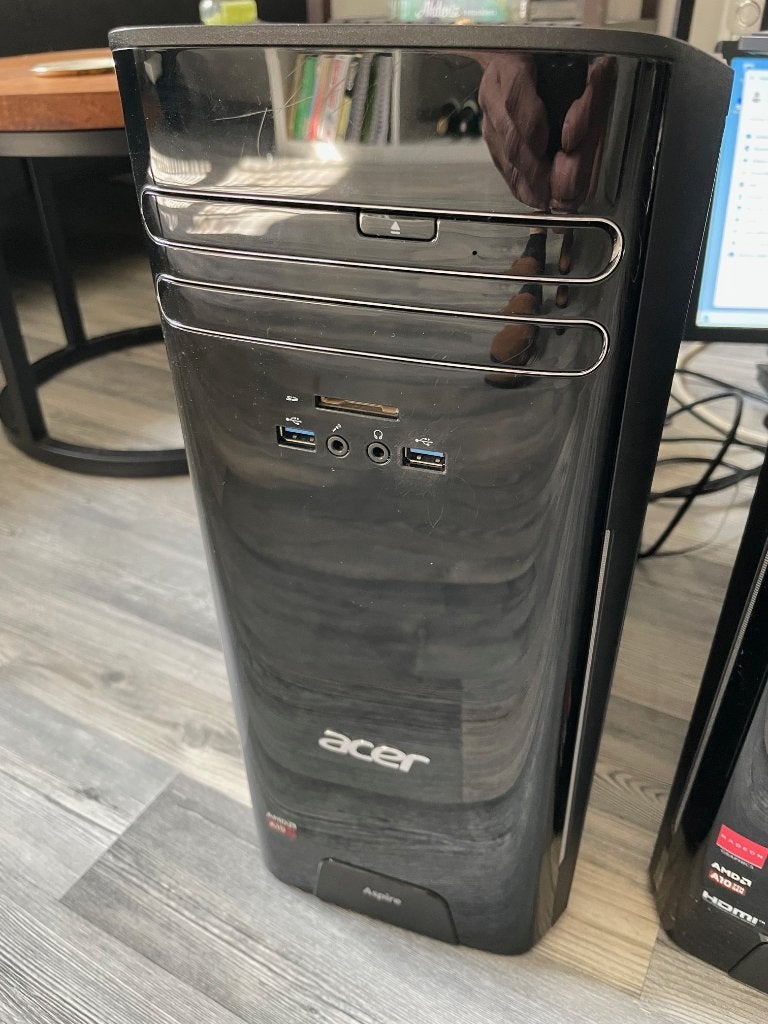 Acer Aspire TC280 AMD - 16GB - 256GB SSD -  +1TB HDD - Wifi, Ophalen, AMD A10, Refurbished, HDD