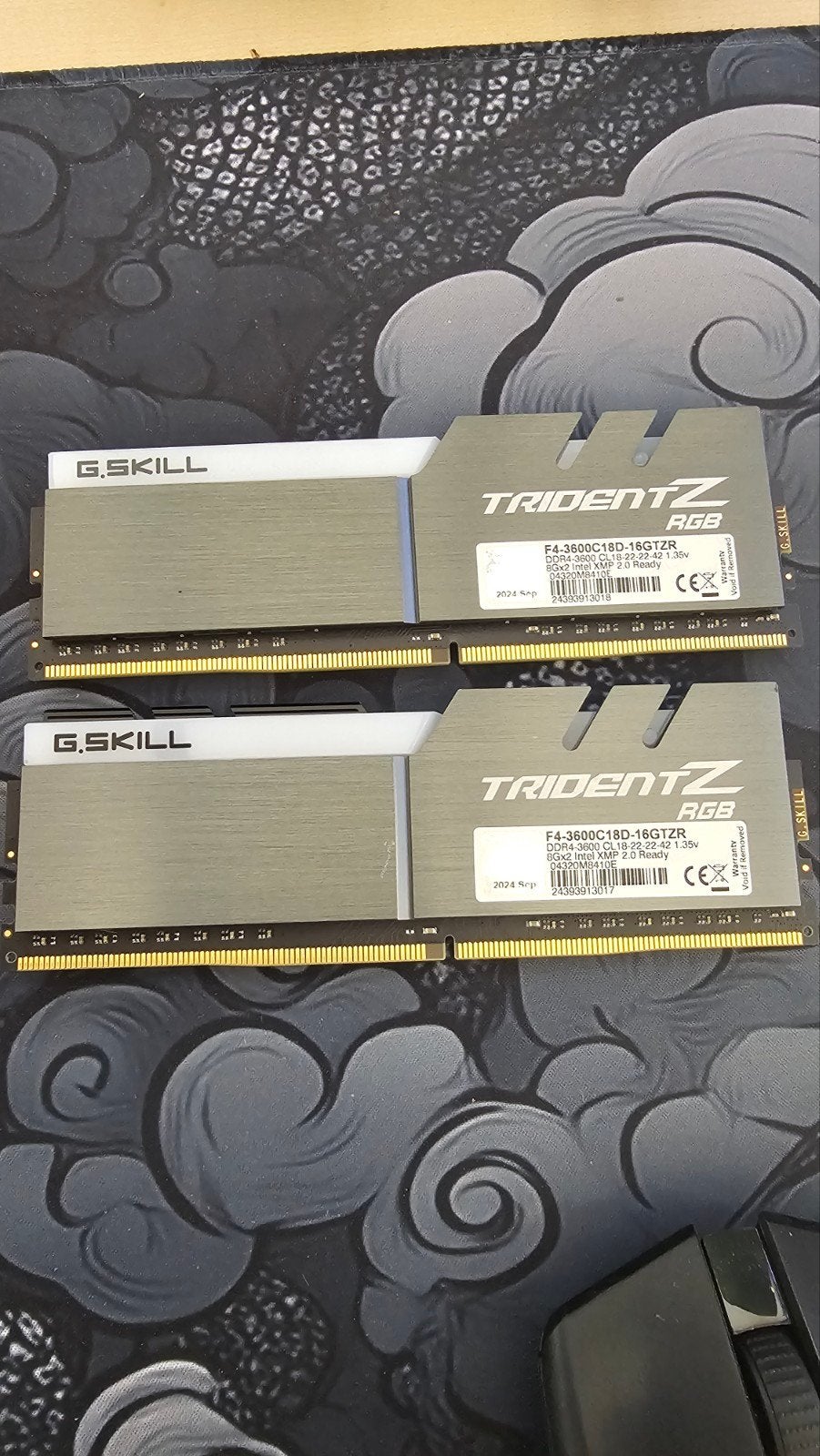 G.Skill Trident Z RGB 16GB (2x8GB) DDR4-3600 Geheugenkit, Ophalen, DDR4, Zo goed als nieuw, Desktop