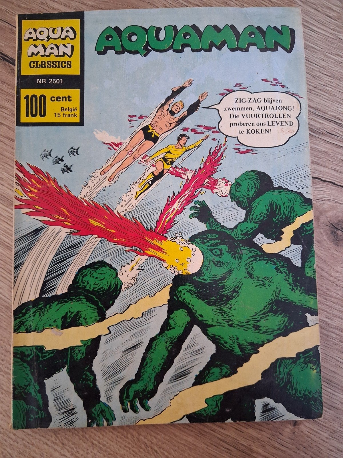 aquaman, Verzenden