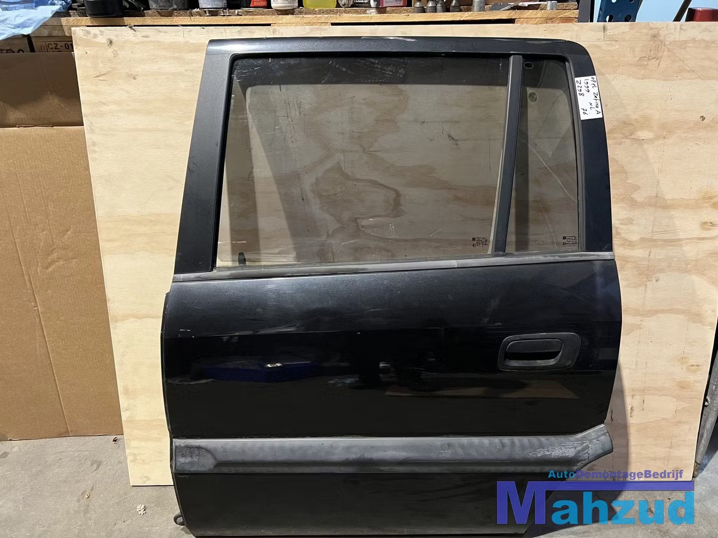 OPEL ZAFIRA A Zwart Z298 Links achter deur portier 1998-2005, Gebruikt, Deur, Opel Automobile GmbH, Kontakt@opel-infoservice.de