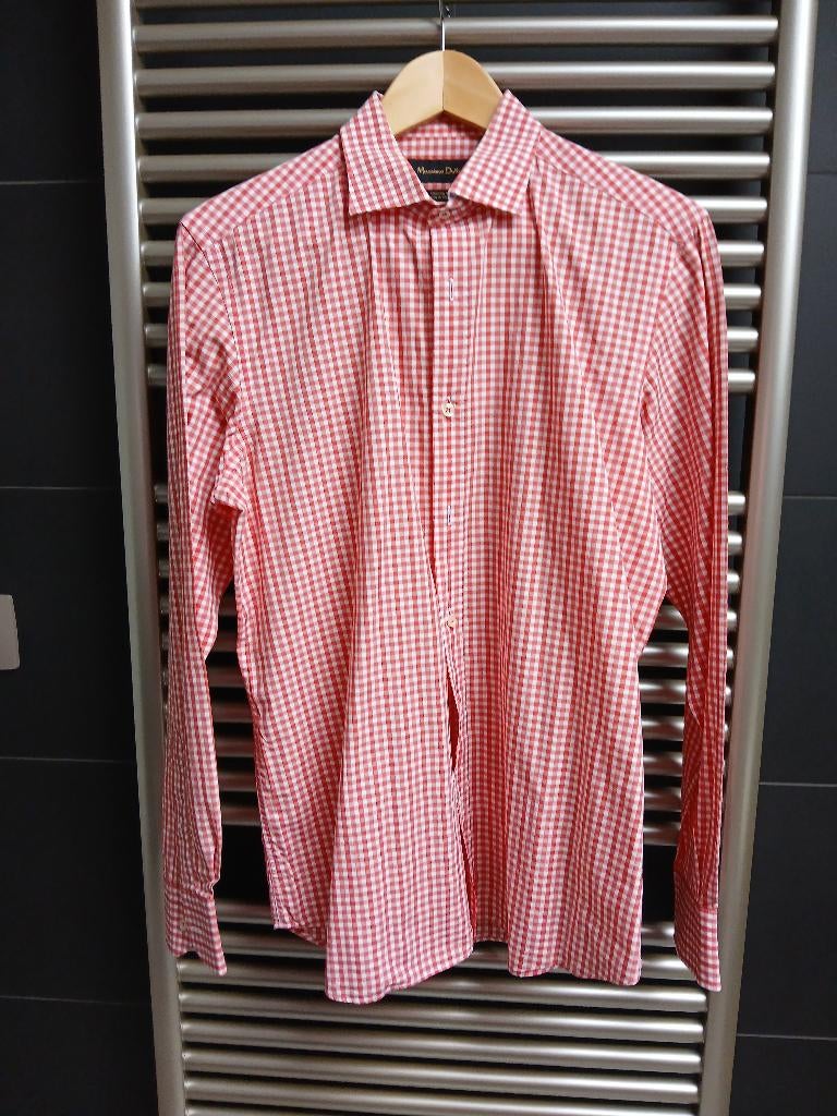 Herenhemd massimo dutti nieuw ,maat medium, Nieuw, Massimo Dutti, Rood, Halswijdte 39/40 (M)