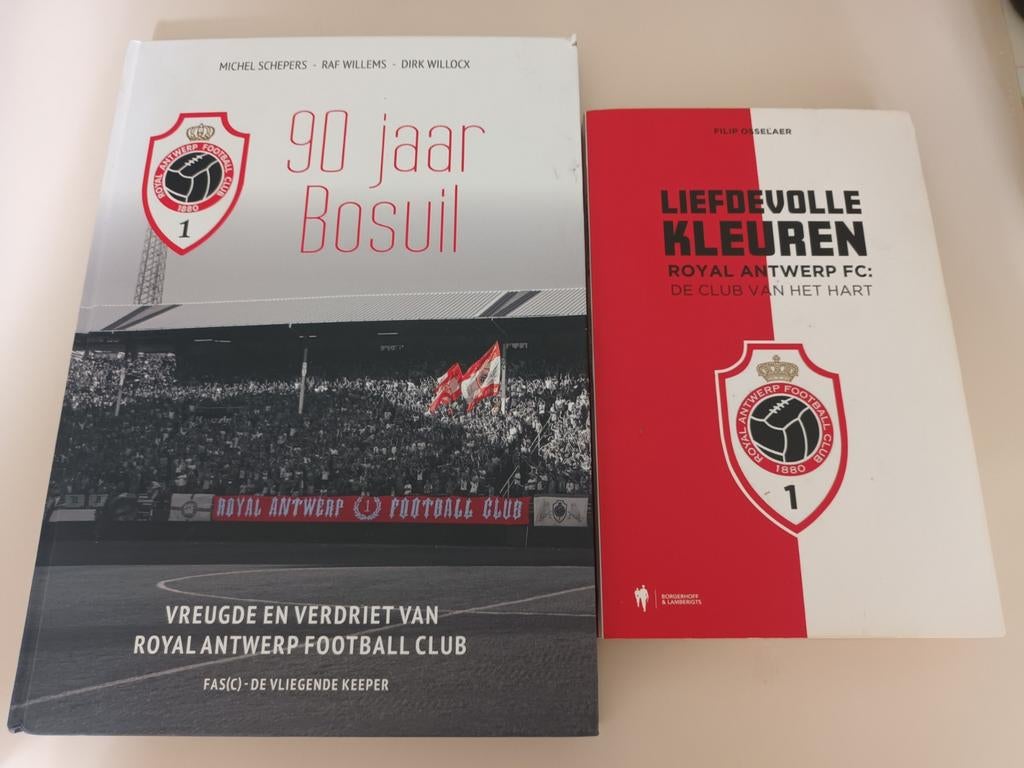 Liefdevolle kleuren en 90 jaar bosuil F.C antwerp, Enlèvement ou Envoi