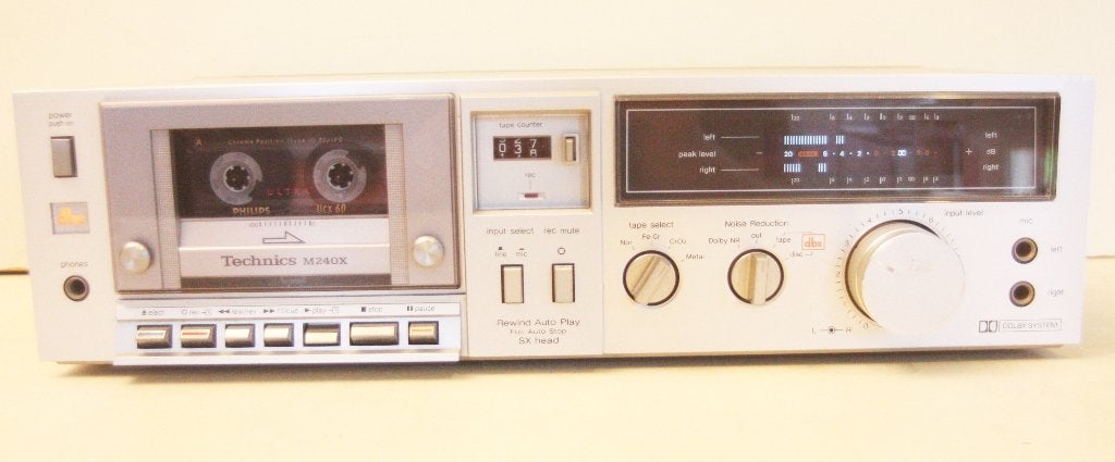Technics M240X Cassettedeck / 1981 - 1982 / Made In Japan, Enlèvement ou Envoi, Simple, Tape counter