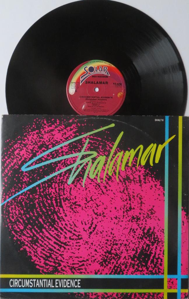 Shalamar - Circumstantial evidence. Maxi, Gebruikt, 1980 - 1989, Ophalen of Verzenden, R&B