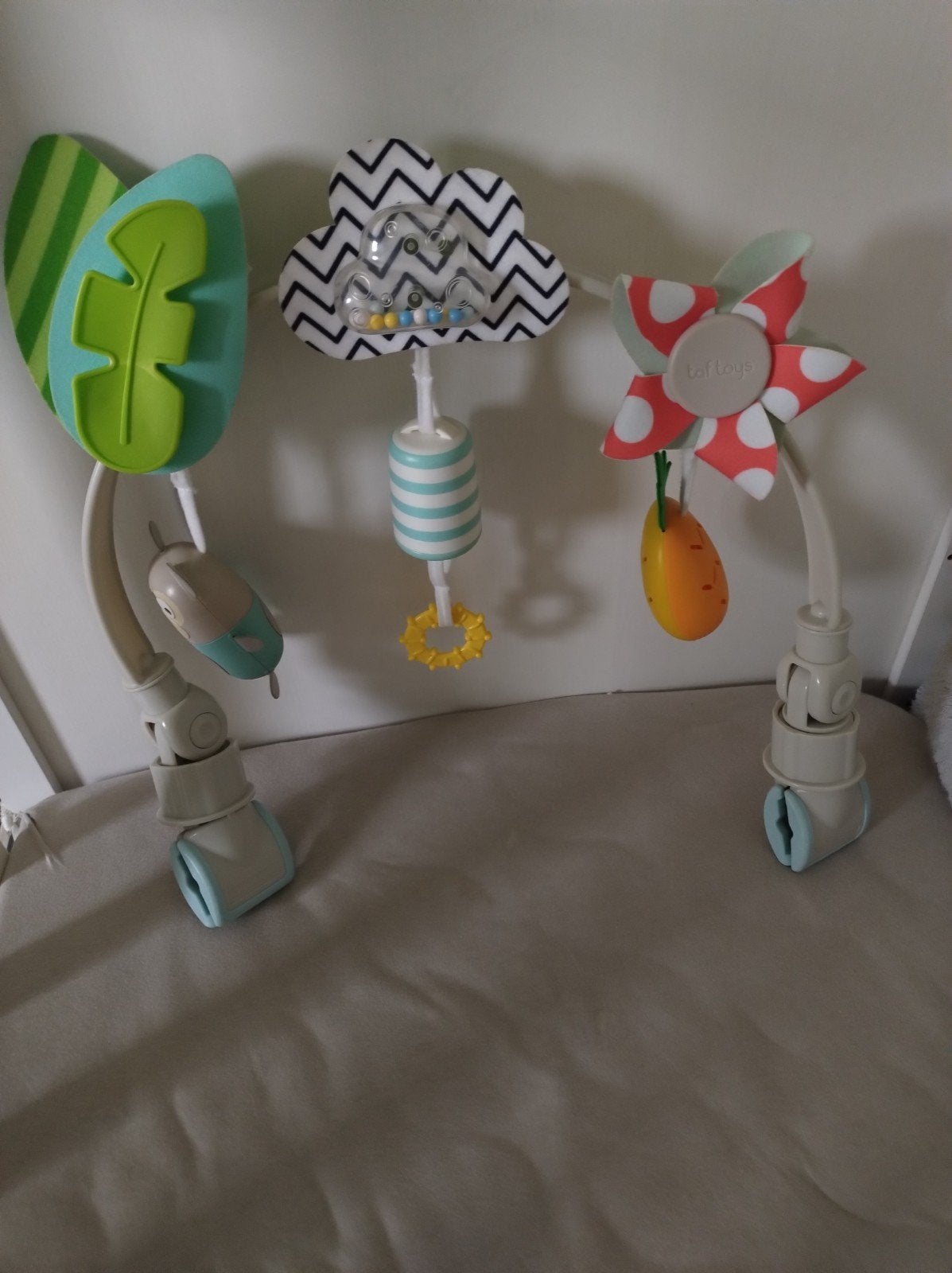 Speelboog taf toys, Ophalen