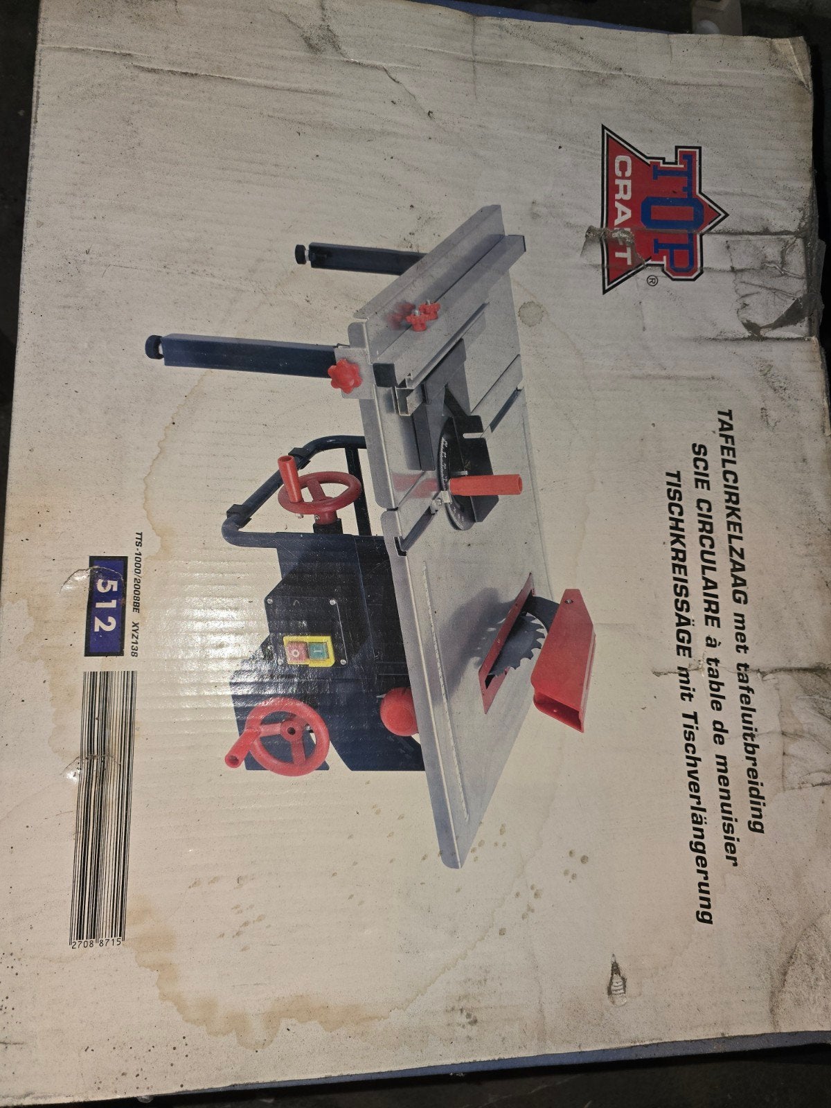 Tafelcirkelzaag Nieuw !!, Doe-het-zelf en Bouw, Gereedschap | Zaagmachines, Ophalen