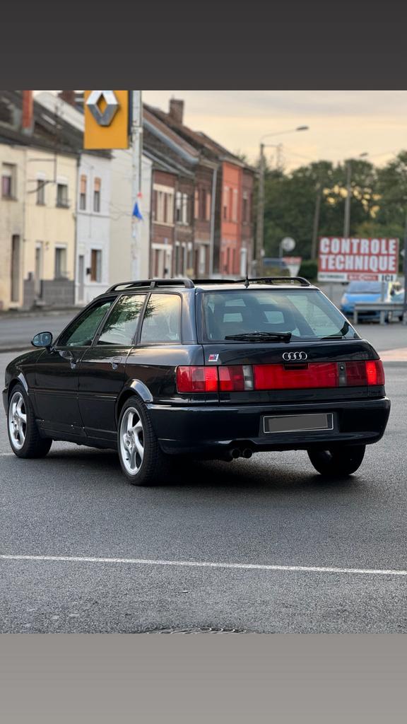 Magnifique rs2 2.2 turbo 315cv toute option reprise possibl, Auto's, Audi, Zwart, Zwart, Leder, Particulier