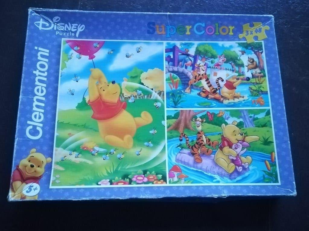 Disney Winnie the Pooh puzzel – Clementoni – 3 x 48 stukjes, Ophalen