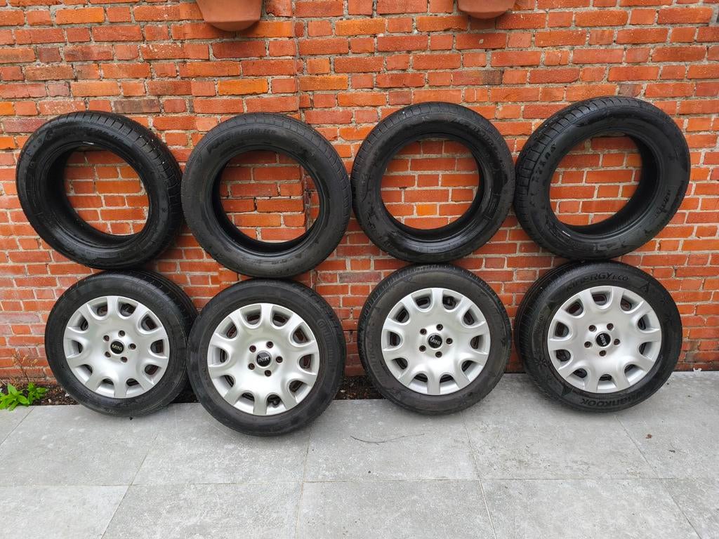 Velgen+banden 175/65 R15, Auto-onderdelen, Ophalen, Zomerbanden, Velg(en)