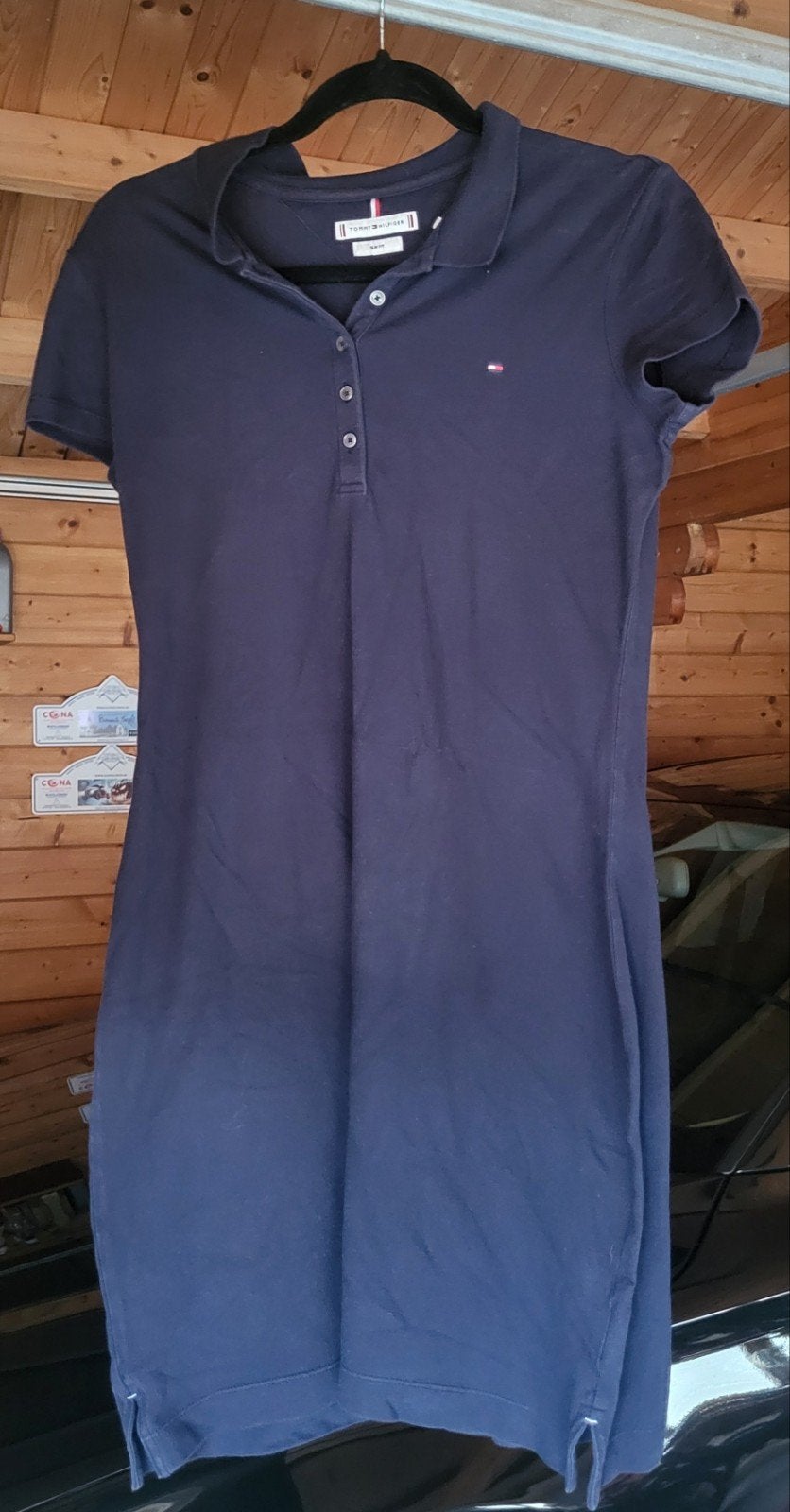 Kleedje tommy medium blauw, Kleding | Dames, Jurken, Tommy hilfiger, Blauw, Zo goed als nieuw, Knielengte