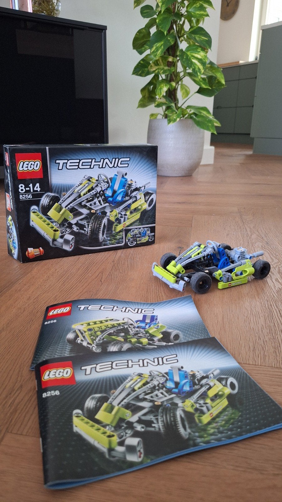 Lego technic - go cart - 8256 - 2 modellen in 1, Lego, Ophalen of Verzenden, Technic, Inclusief instructies
