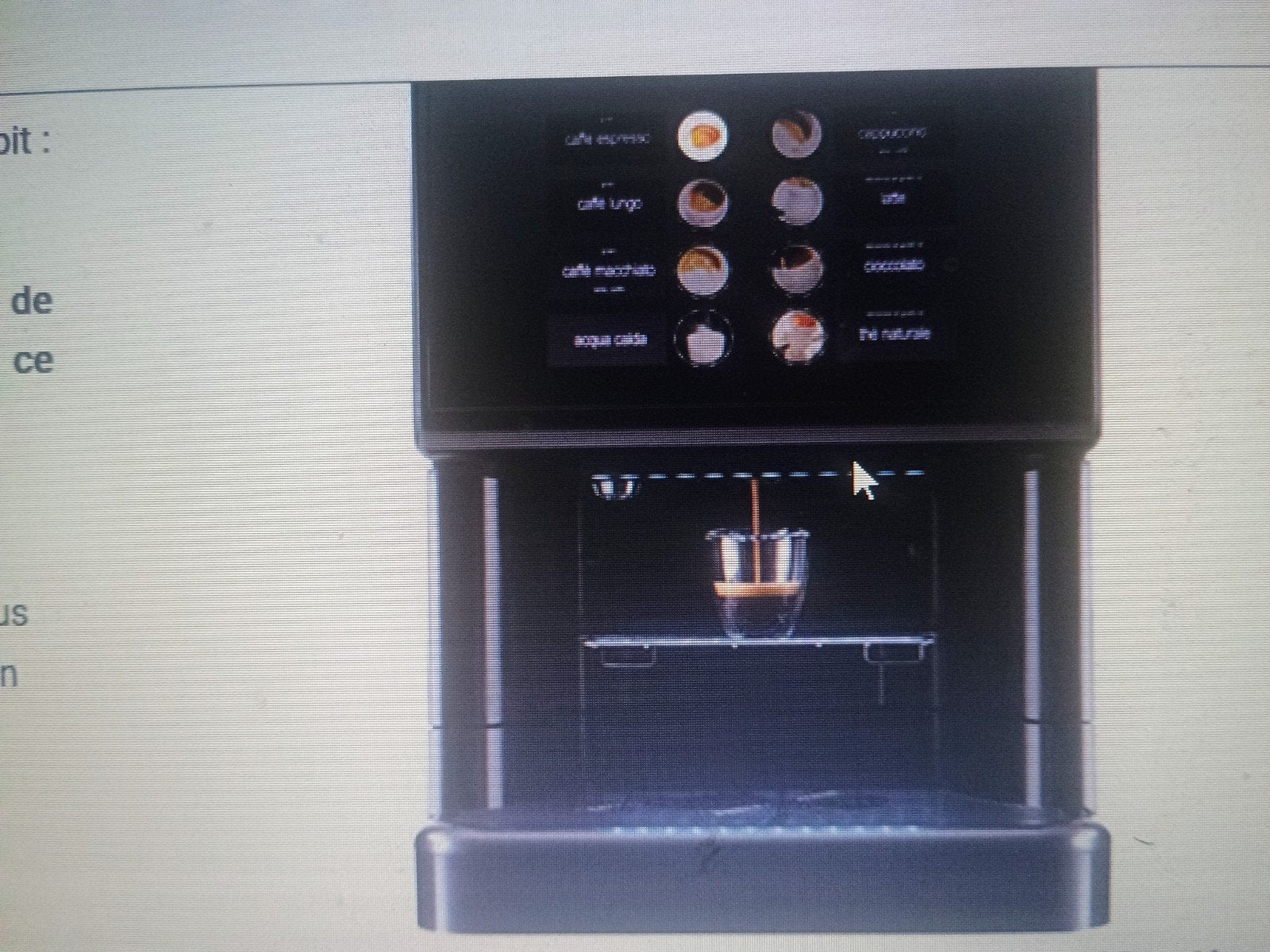 SAECO KOFFIEMACHINE, Ophalen