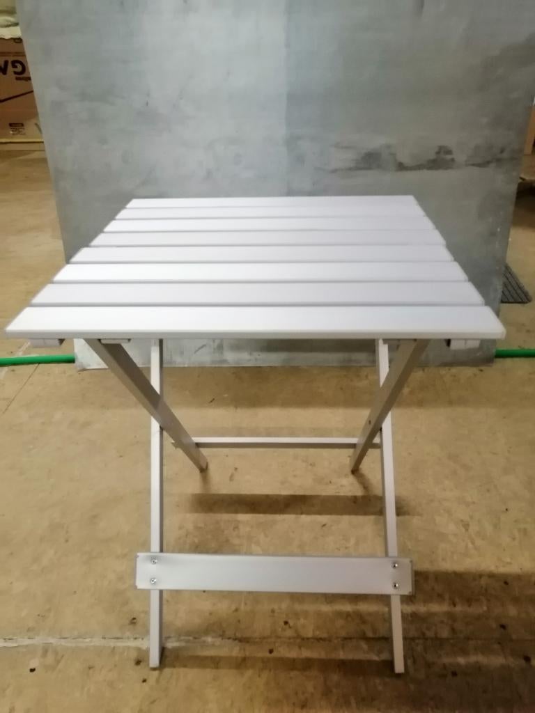 op vouwbaar tafeltje in aluminium, Caravans en Kamperen, Ophalen, Nieuw