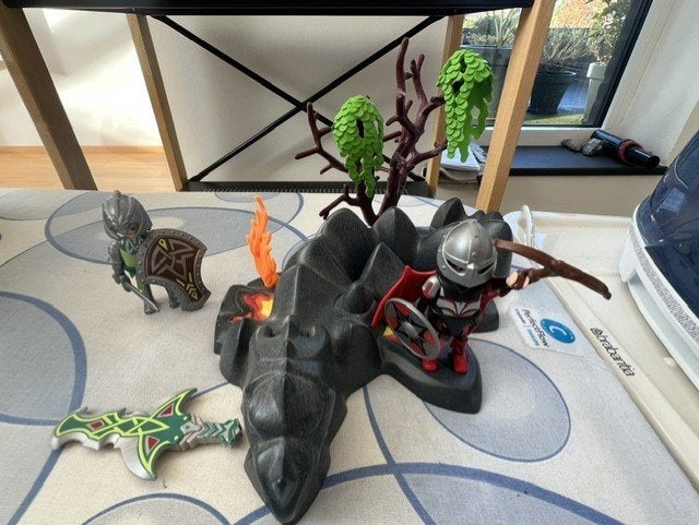Playmobil drakenrots, Ophalen, Complete set, Zo goed als nieuw, Knights