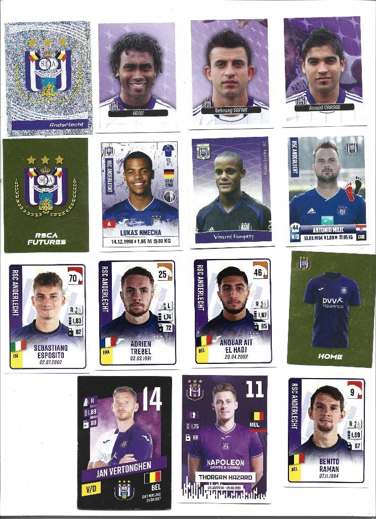 Lot Vignettes ANDERLECHT - Panini + Victoria, Enlèvement ou Envoi, Neuf