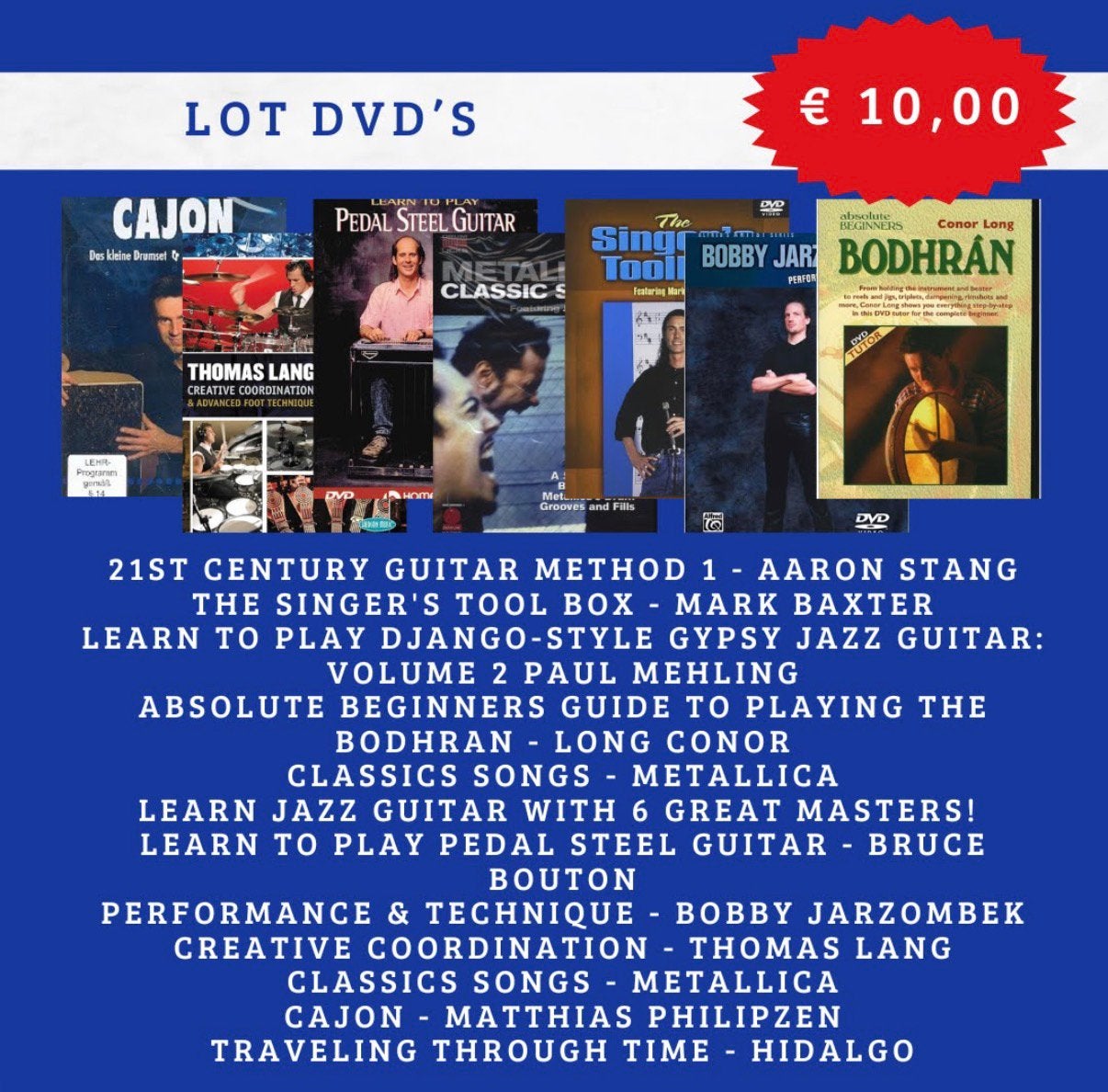 Lot DVD’s, Cd's en Dvd's, Ophalen, Nieuw in verpakking, Overige genres