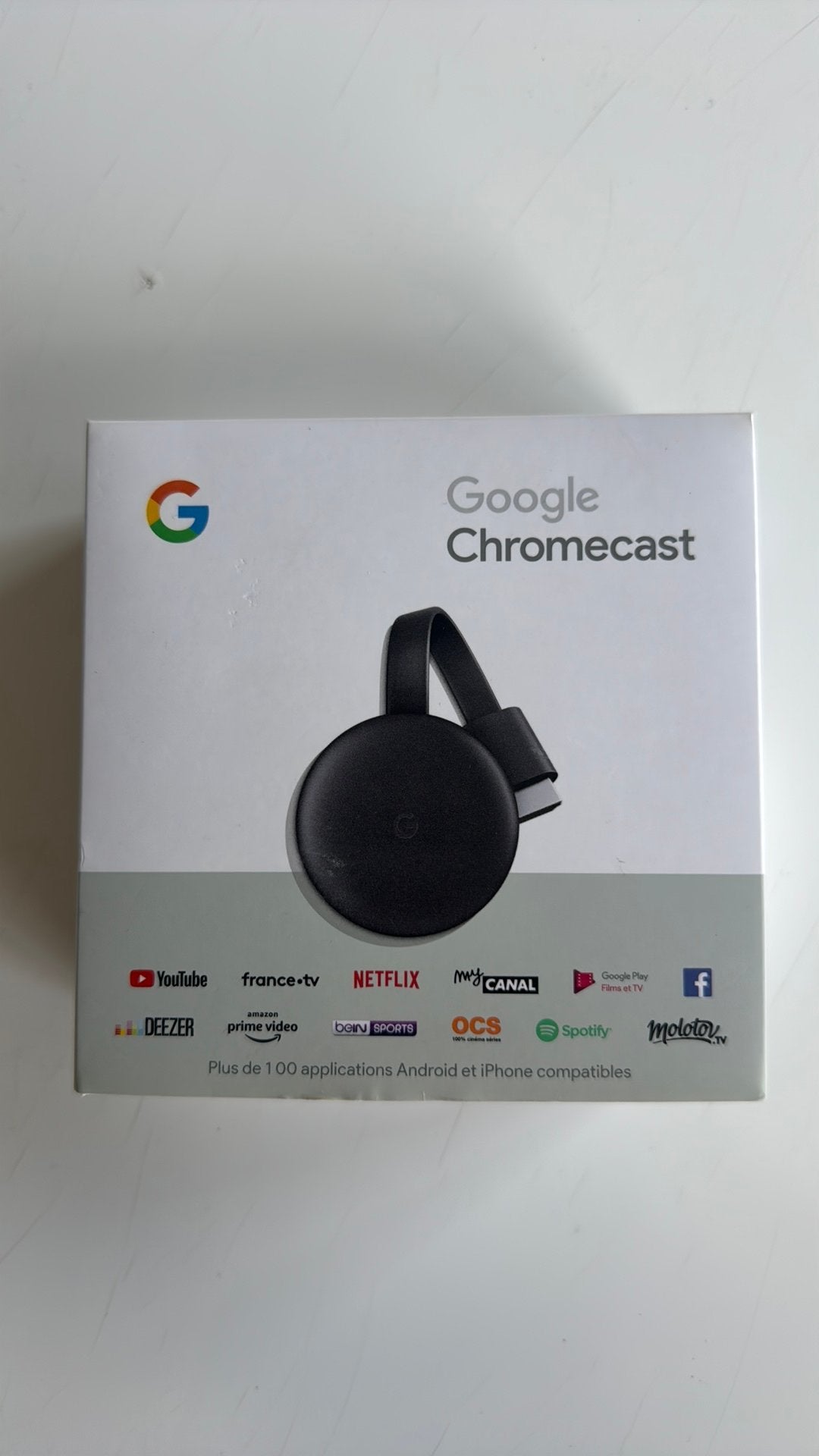 Google Chromcast, TV, Hi-fi & Vidéo, Enlèvement, Comme neuf